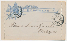 Postblad G. 5 y Joure - Workum 1900