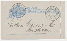 Postblad G. 6 Scheveningen Kurhaus - Amsterdam 1901