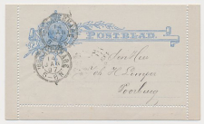 Postblad G. 6 s Gravenhage - Voorburg 1897