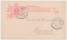 Postblad G. 7 x Wageningen - Duitsland 1899
