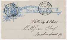 Postblad G. 8 y Locaal te Gorinchem 1905