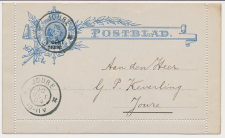 Postblad G. 8 y Locaal te Joure 1904