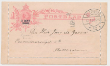 Postblad G. 9 x Locaal te Rotterdam 1907