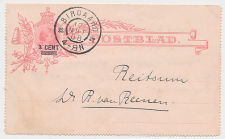 Postblad G. 9 x Birdaard - Reitsum 1908