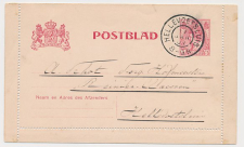 Postblad G. 10 Locaal te Hellevoesluis 1907