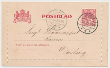 Postblad G. 10 Arnhem - Doesburg 1907
