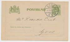 Postblad G. 11 Locaal te Goes 1908