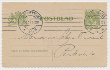 Postblad G. Locaal te s Gravenhage 1908