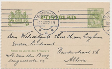 Postblad G. 11 Locaal te s Gravenhage 1908