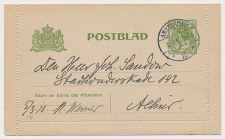Postblad G. 13 Locaal te Amsterdam 1910