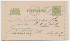 Postblad G. 13 Locaal te s Gravenhage 1918