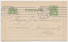 Postblad G. 13 Locaal te Leeuwarden 1909