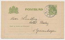 Postblad G. 13 Locaal te s Gravenhage 1914