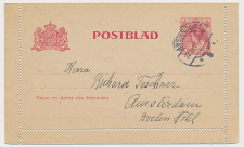 Postblad G. 14 Locaal te Amsterdam 1911