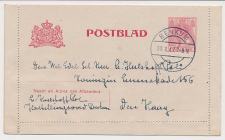 Postblad G. 14 Renkum - s Gravenhage 1917