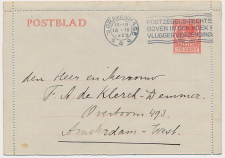 Postblad G. 16 s Gravenhage - Amsterdam 1929