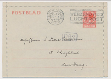 Postblad G. 16 Utrecht - s Gravenhage 1929