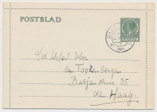 Postblad G. 19 a Maastricht - s Gravenhage 1937