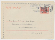 Postblad G. 21 s Gravenhage - Zwolle 1942