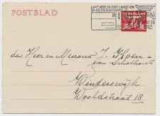 Postblad G. 22 Haarlem - Bergen 1942