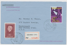 Postblad G. 22 / Aangetekend Hengelo - USA 1971 - FDC v.b.d.