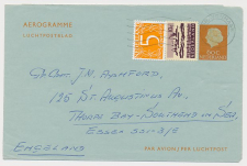 Postblad G. 24 / Bijfrankering s Gravenhage - Essex GB / UK 1976