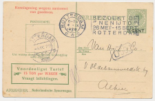 Spoorwegbriefkaart G. PNS216 c Locaal te Rotterdam 1928