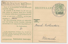 Spoorwegbriefkaart G. PNS216 g - Locaal te Oldenzaal 1929