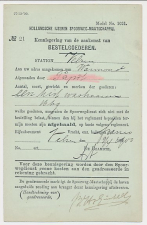 Spoorwegbriefkaart G. HYSM51 g - Haarlem - Velsen 1900