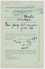 Spoorwegbriefkaart G. HYSM55 b - Locaal te Zwijndrecht 1910