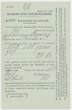 Spoorwegbriefkaart G. HYSM55 l - Locaal te Amsterdam 1904