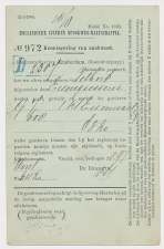 Spoorwegbriefkaart G. HYSM55 l - Locaal te Amsterdam 1904