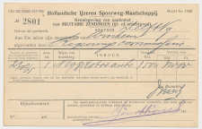 Spoorwegbriefkaart G. HYSM88a-I b - Arnhem - Delft 