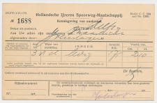 Spoorwegbriefkaart G. HYSM88a-I d - Locaal te Delft
