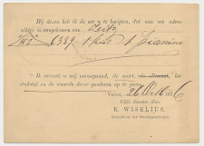 Spoorwegbriefkaart G. MESS7 a - Venlo - Breda 1876