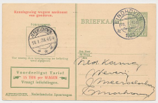 Spoorwegbriefkaart G. NS216 c - Eindhoven - Meerveldhoven 1928