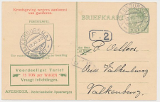 Spoorwegbriefkaart G. NS216 c - Locaal te Valkenburg 1927
