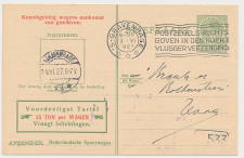 Spoorwegbriefkaart G. NS216 j - Locaal te s Gravenhage 1927