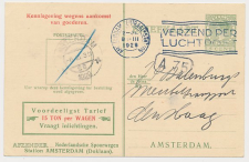Spoorwegbriefkaart G. NS216 o - Locaal te Amsterdam 1929