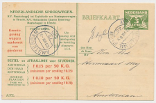 Spoorwegbriefkaart G. NS222 h - Locaal te Amsterdam 1930