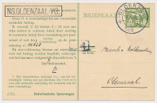 Spoorwegbriefkaart G. NS222 w - Locaal te Oldenzaal 1929