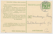 Spoorwegbriefkaart G. NS222 z - Locaal te Amsterdam 1931