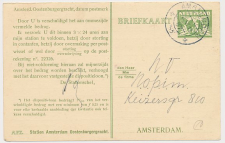 Spoorwegbriefkaart G. NS222 aa - Locaal te Amsterdam 1932