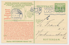 Spoorwegbriefkaart G. NS228 m - Locaal te Rotterdam 1931