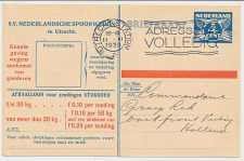 Spoorwegbriefkaart G. NS252 a - Utrecht - Oostfront Vesting 1939