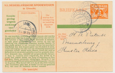 Spoorwegbriefkaart G. NS255 e - Utrecht - Huis ter Heide 1941