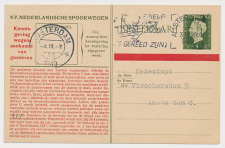 Spoorwegbriefkaart G. NS291a d - Locaal te Amsterdam 1949