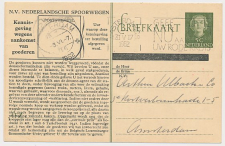Spoorwegbriefkaart G. NS300 e - Locaal te Amsterdam 1952