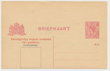 Spoorwegbriefkaart G. NS103-I c - Sterk versneden - Bovenrand