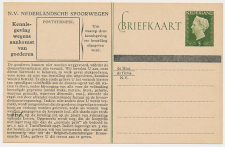 Spoorwegbriefkaart G. NS291a g